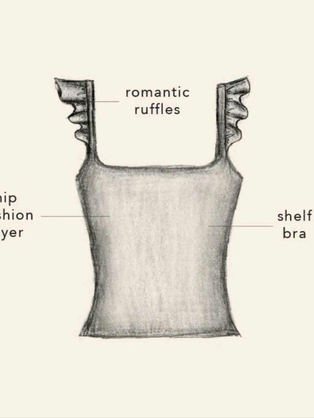 Blogilates Ruffle Tank Hedge Green - Picture 4 of 5